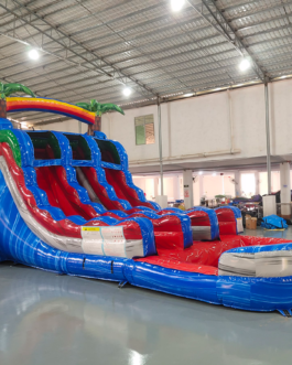 15′ Baja Splash Center Climb Water Slide For Sale