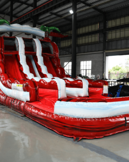 15′ Crimson Bay Center Climb Water Slide For Sale