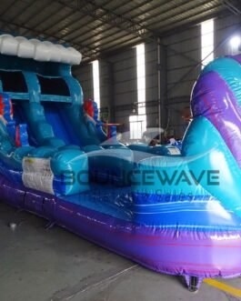 15′ Mermaid Single Lane Water Slide For Sale – BounceWave Inflatable Sales