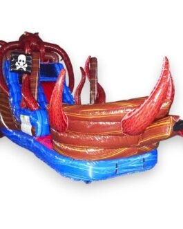 15′ Octopus Single Lane Water Slide For Sale