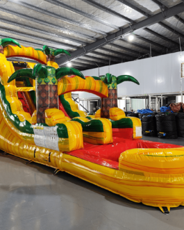 15′ Rasta Splash Single Lane Water Slide For Sale