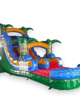 15′ Reggae Rush Single Lane Water Slide For Sale