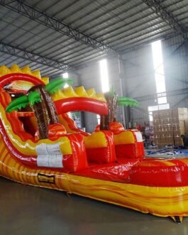 15′ Summer Sizzler Single Lane Water Slide For Sale