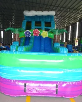 Summer Luau Hybrid Water Slide