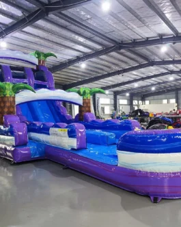 Purple Thunder Hybrid Water Slide For Sale