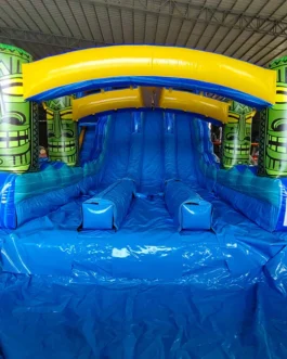 Tiki Shot Triple Lane Hybrid Water Slide