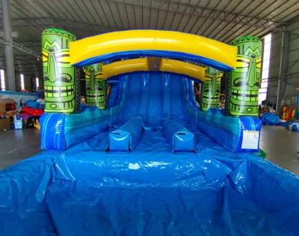 Tiki Shot Triple Lane Hybrid Water Slide - Image 2