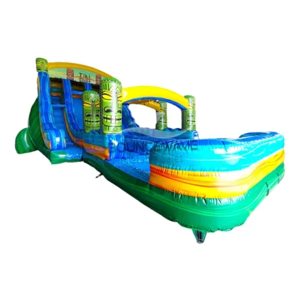 Tiki Shot Triple Lane Hybrid Water Slide