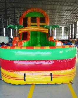 Tropical Inferno Hybrid Water Slide