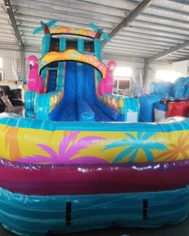 Flamingo Flow Hybrid Water Slide For Sale