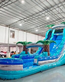 22′ Bahama Blast Single Lane Water Slide For Sale