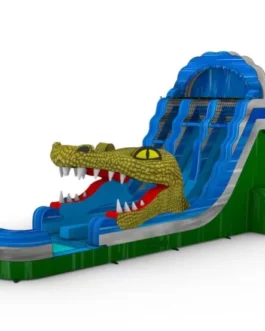 Gator Chomp! Hybrid Water Slide For Sale – BounceWave Inflatable Sales