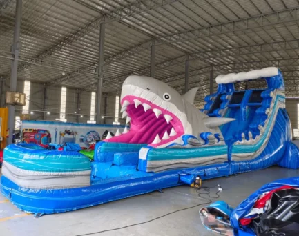 Cayman Shark Attack 2-Piece Hybrid Water Slide - Image 2