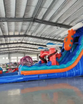 Deep Sea Dive Hybrid Water Slide for Sale