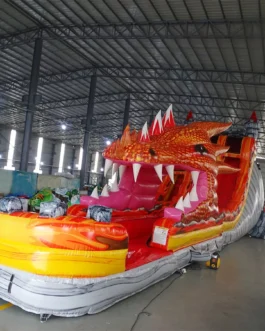 20′ Dragons Breath 2-Piece Hybrid Water Slide