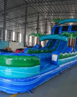 Island Drop Hybrid Water Slide for Sale | BounceWave