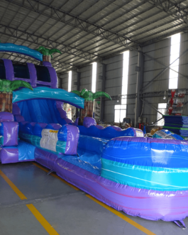 Purple Plunge Hybrid Water Slide For Sale