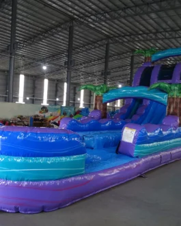 Purple Plunge Hybrid Water Slide For Sale