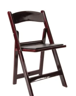 Mahogany Resin Folding Chair For Sale