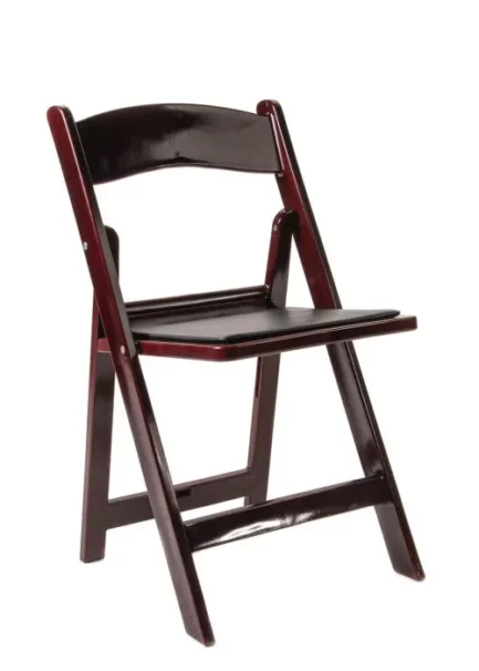 Mahogany Resin Folding Chair For Sale