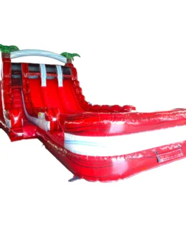 Crimson Bay Triple Lane Hybrid Water Slide