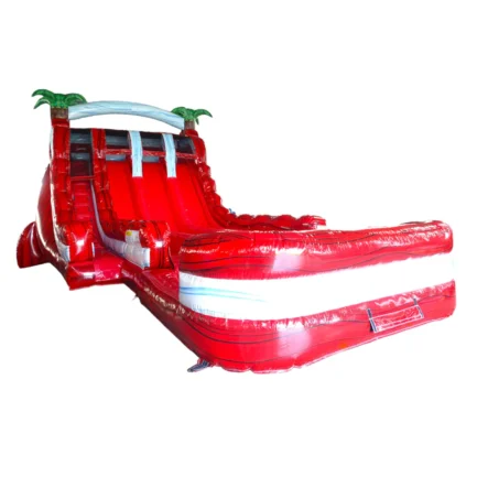 Crimson Bay Triple Lane Hybrid Water Slide - Image 2