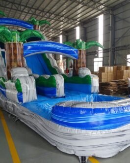 Aloha Splash Single Lane Water Slide For Sale