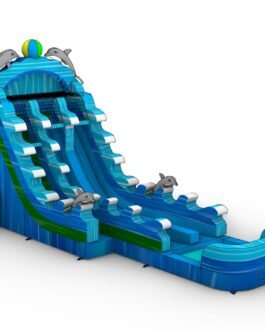 Bottle Nose Island Hybrid Water Slide For Sale