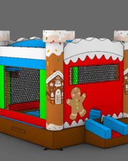 Unique Gingerbread Bounce House