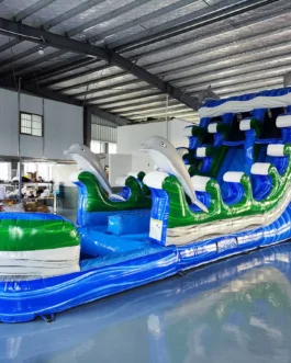 Dolphin Dive Hybrid Water Slide For Sale