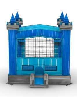 Euro Teal Marble Bounce House For Sale