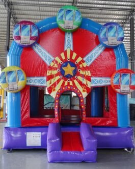 Ferris Wheel Inflatable Bounce House | Ideal for Rental Businesses