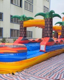 Fiesta Fire 2-Piece Water Slide For Sale