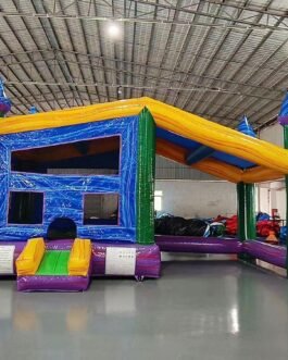 Exploring the Goombay Canopy Bounce House: A Commercial Bouncy Castle for Sale