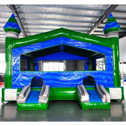 Jumbo Green Gush Bounce House - Image 3