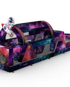 Inflatable Obstacle Course:46′ Moonwalker Hybrid Obstacle