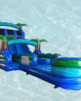 Island Drop Hybrid Water Slide for Sale | BounceWave