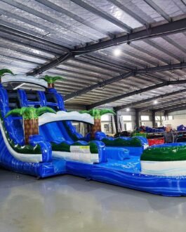 Island Thunder Hybrid Water Slide For Sale