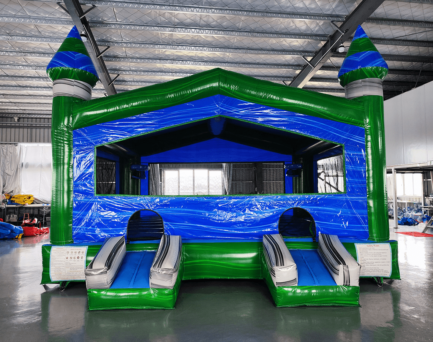 Jumbo Green Gush Bounce House