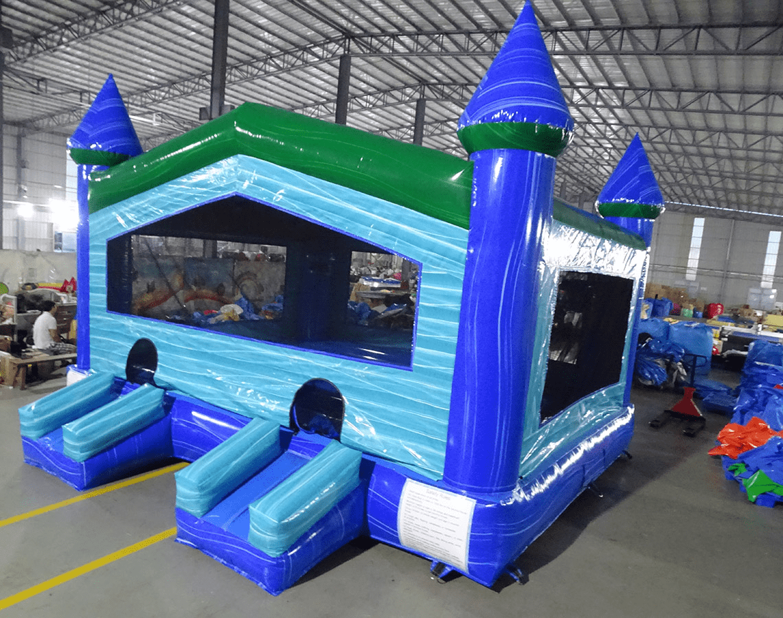 Jumbo Island Drop Castle Bounce House