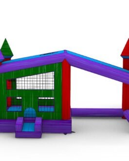 Multicolor Marble Canopy Bounce House for Sale | Commercial Bounce House