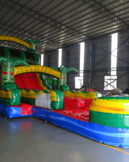 Reggae Island Hybrid Water Slide For Sale- BounceWave Inflatable Sales