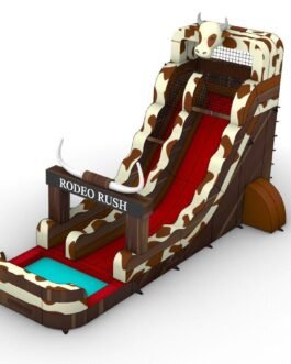 Rodeo Rush Single Lane Water Slide For Sale