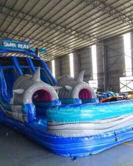 Shark Beach Center Climb Water Slide For Sale