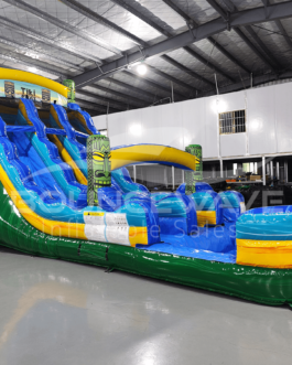 Tiki Shot Center Climb Water Slide For Sale