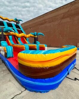 Tropic Shock Center Climb Water Slide For Sale