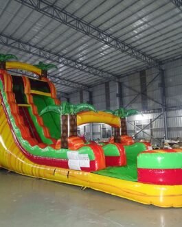 Tropical Inferno Single Lane For Sale – BounceWave Inflatable Sales