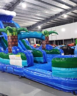 Tropical Wave Single Lane For Sale – BounceWave Inflatable Sales