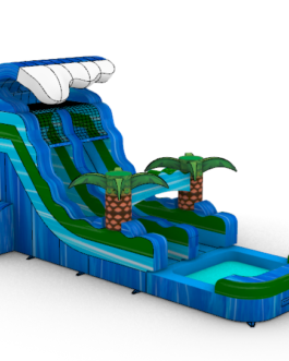 Tropical Wave Single Lane For Sale – BounceWave Inflatable Sales