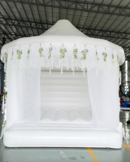 White Wedding Bounce House For Sale